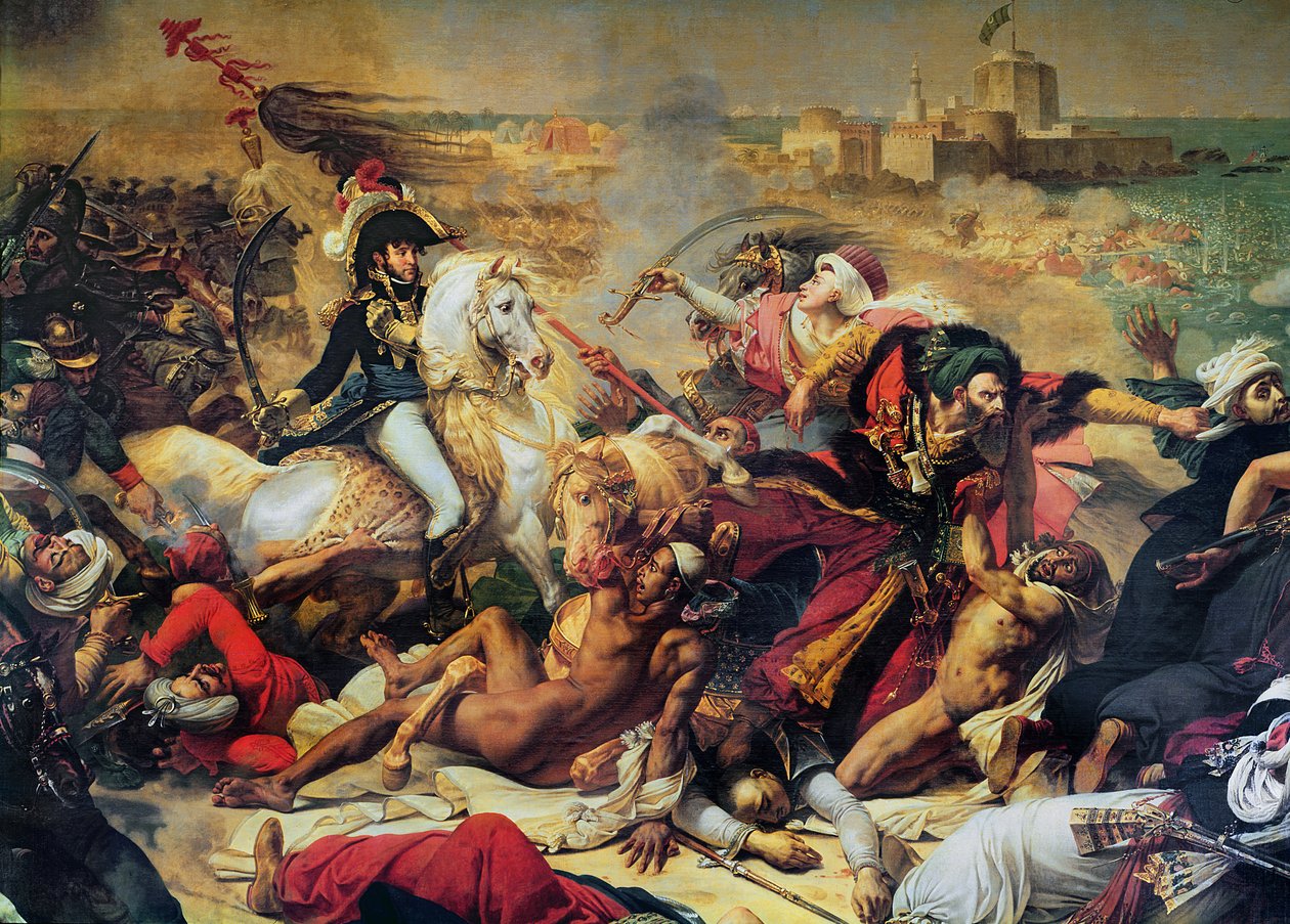 Aboukirin taistelu, 25. heinäkuuta 1799 tekijältä Antoine Jean Gros