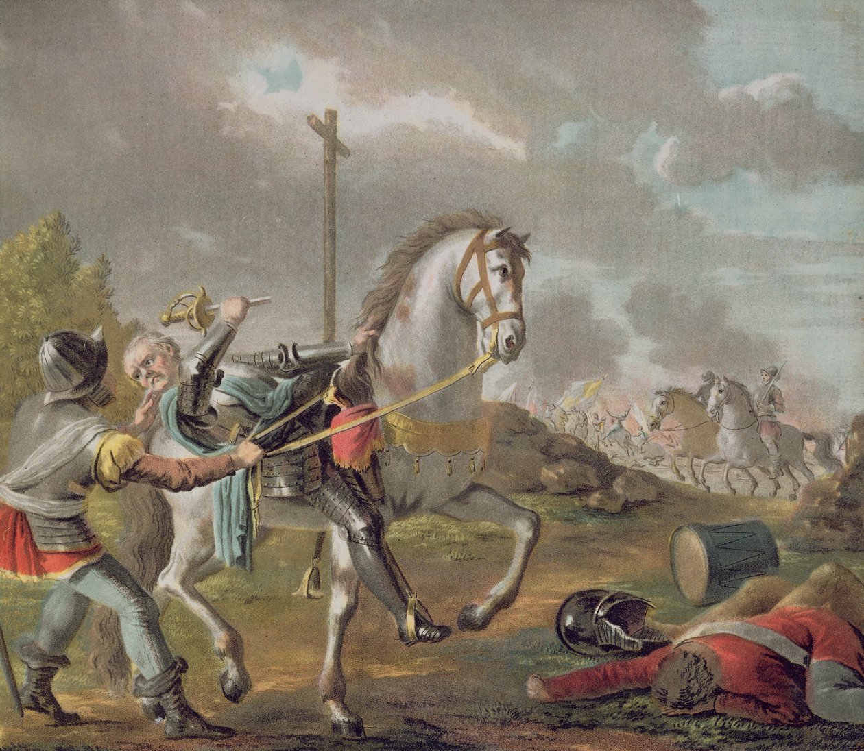 St. Denisin taistelu 1567, 1788 tekijältä Antoine Louis Francois Sergent Marceau