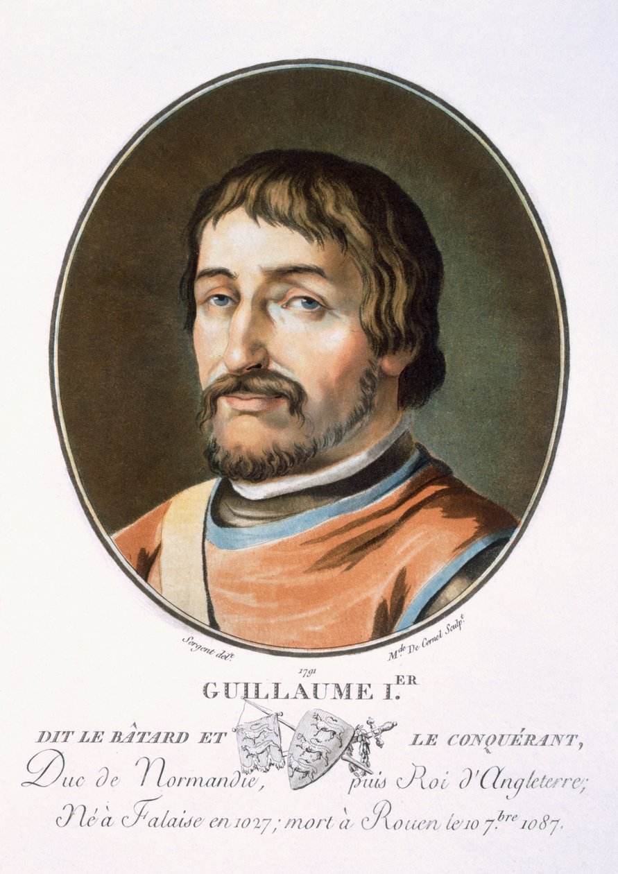 William Valloittaja teoksesta "Muotokuvia suurista miehistä, maineikkaista naisista ja mieleenpainuvista Ranskan kohteista, kaiverrettu ja painettu väreillä", julkaisija Pierre Blin, 1786-92, Pariisi (värikaiverrus) tekijältä Antoine Louis Francois Sergent Marceau