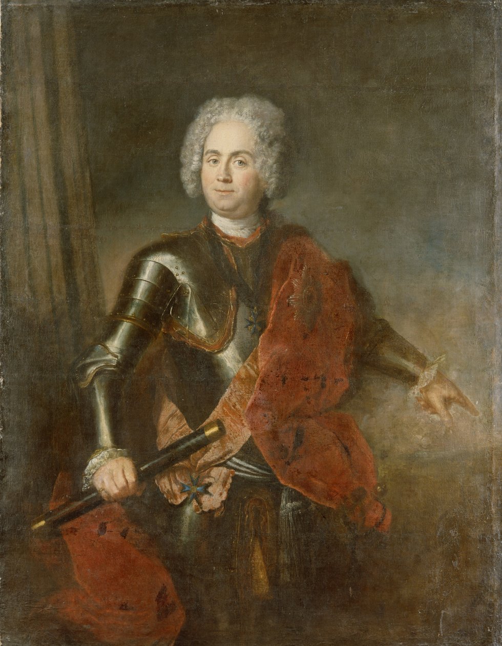Graafi von Schwerin tekijältä Antoine Pesne