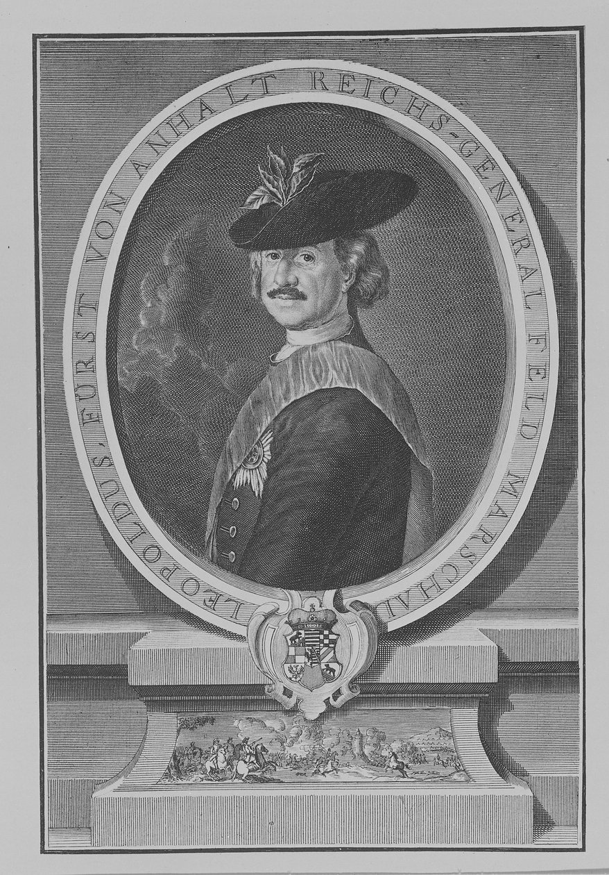 Leopold I, Anhalt-Dessaun prinssi tekijältä Antoine Pesne