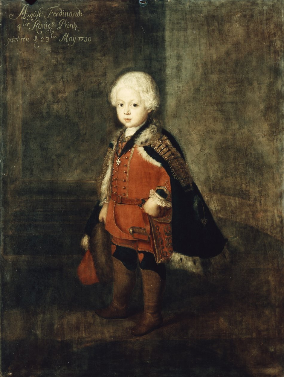 Prinssi Augustus William neljävuotias, 1734 tekijältä Antoine Pesne