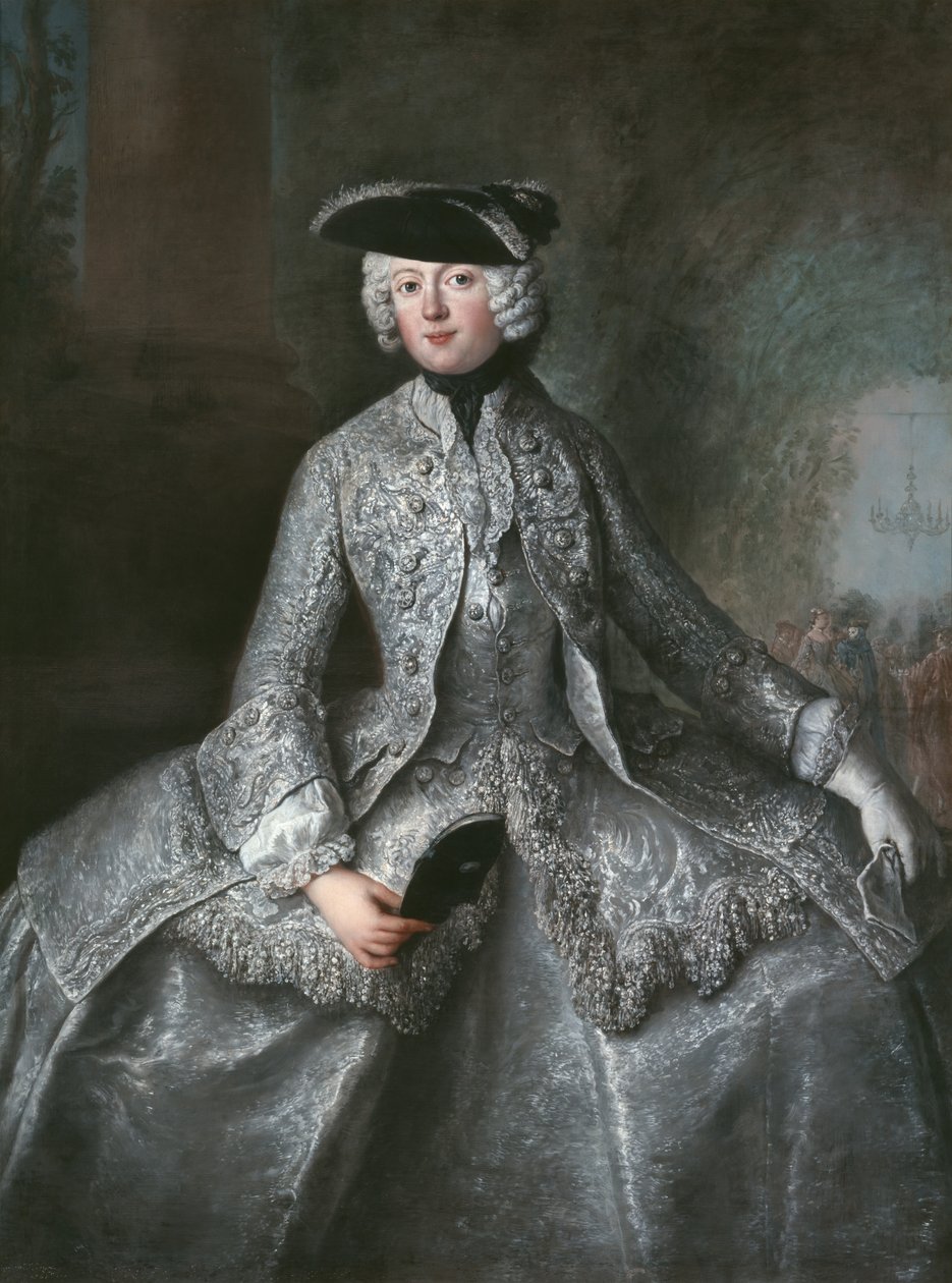 Prinzessin Amalie von Preußen (1723-1787) ja Amazone tekijältä Antoine Pesne