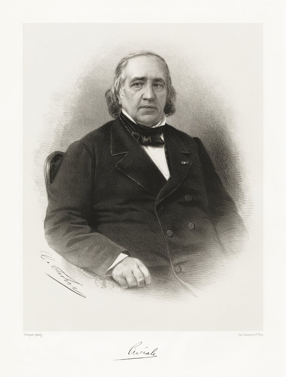 Jean Civiale, 1865-66 tekijältä Antoine Rene Trinquart
