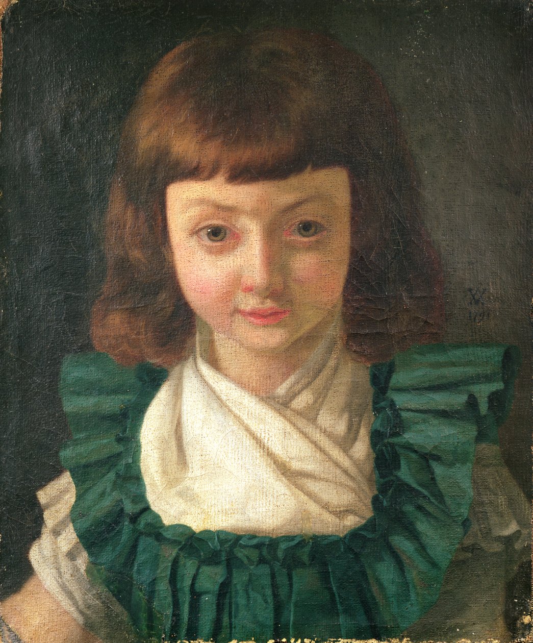 Ludvig XVII:n (1785-95) muotokuva lapsena, 1791 tekijältä Antoine Vestier