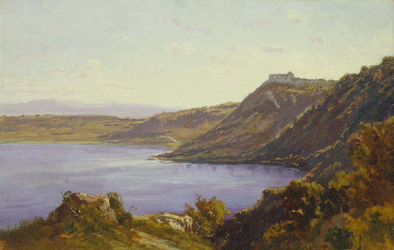 Albanon järvi tekijältä Antoine Victor Edmond Joinville