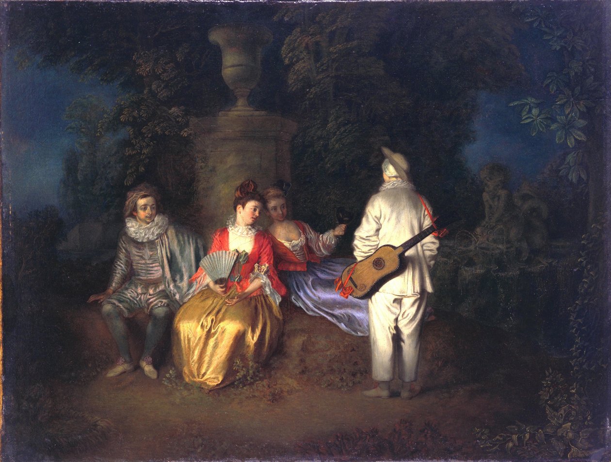 Nelikko tekijältä Jean Antoine Watteau