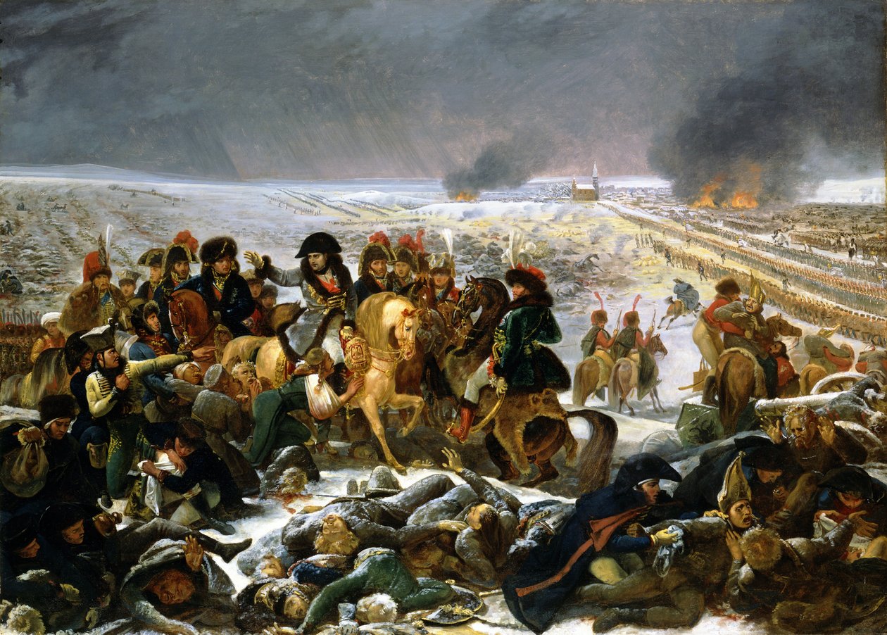 Napoleon Eylaun taistelukentällä tekijältä Antoine-Jean Gros