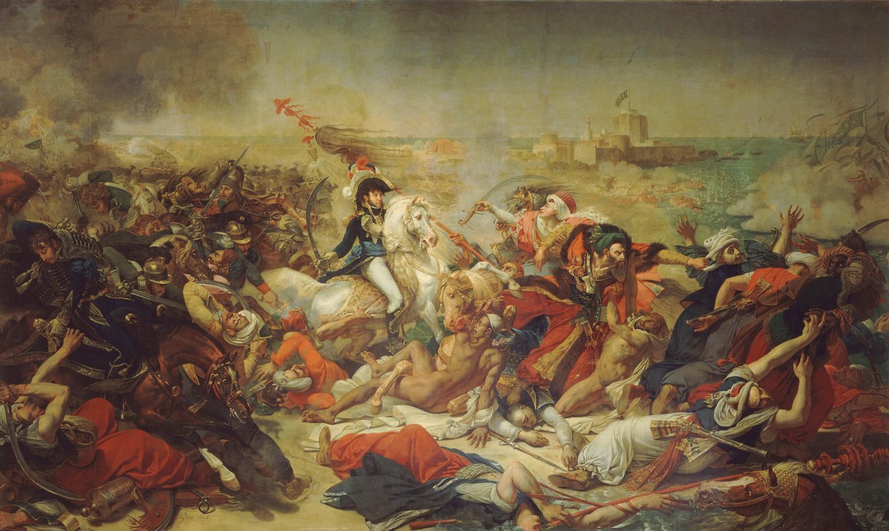 Abukirin taistelu, 25. heinäkuuta 1799 tekijältä Antoine-Jean Gros