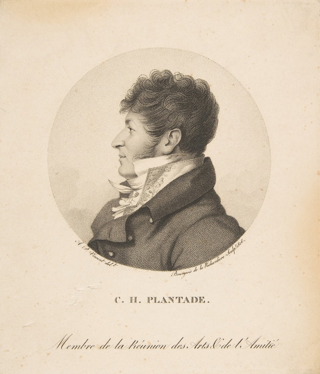 Charles Henri Plantade, 1806. tekijältä Antoine Achille Bourgeois de La Richardiere