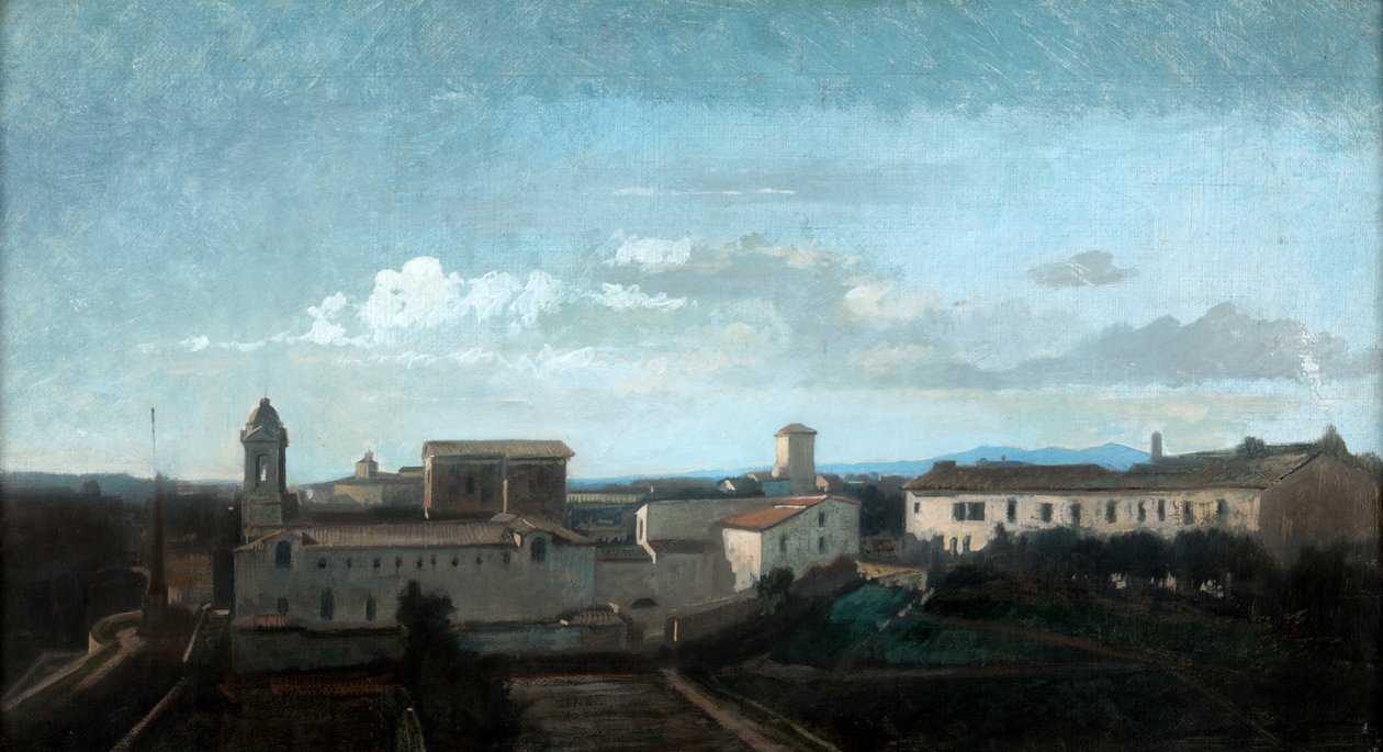 La Trinite des Montsin kirkko, Rooma, 1800-luku tekijältä Antoine Auguste Ernest Hebert