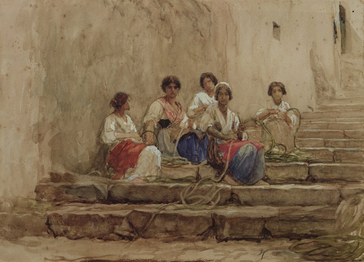 Köydenpunojat tekijältä Antoine Auguste Ernest Herbert or Hebert