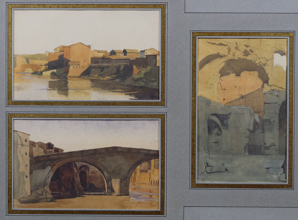 Tiber, Cloaca Maxima ja Ponte Rotto tekijältä Antoine Auguste Ernest Herbert or Hebert
