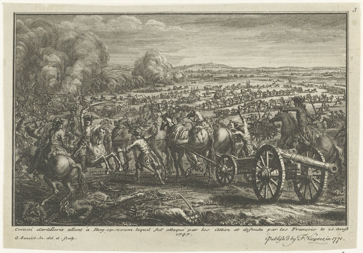 Liittoutuneiden hyökkäys ranskalaiseen tykistökuljetukseen, 1747 Convoi d