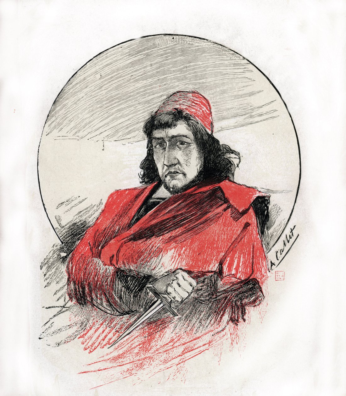 Muotokuva Cesare Borgiasta (Cesar Borgia tekijältä Antoine Calbet
