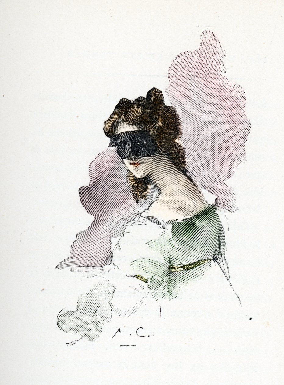 Muotokuva Napoleon I:n salaperäisestä rakastajatarsta, joka vieraili noin vuonna 1803 ja sai lempinimen Saint-Cloudin rouva tekijältä Antoine Calbet