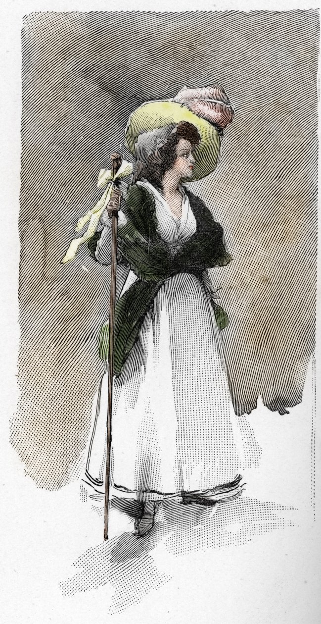Italialaisen laulajan Giuseppina Grassinin (1773-1850) muotokuva tekijältä Antoine Calbet