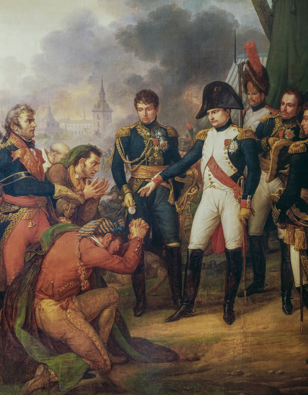 Napoleon Bonaparte Madridin laitamilla, 7. joulukuuta tekijältä Antoine Charles Horace Vernet