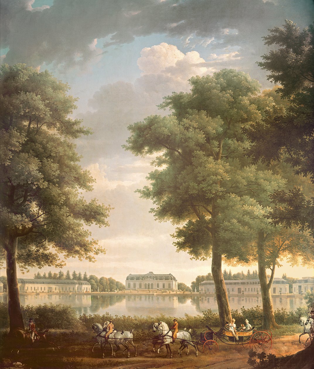Schloss Benrath, 1806 tekijältä Antoine Charles Horace Vernet