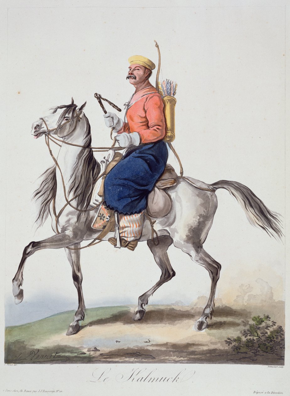 Kalmyk tekijältä Antoine Charles Horace Vernet