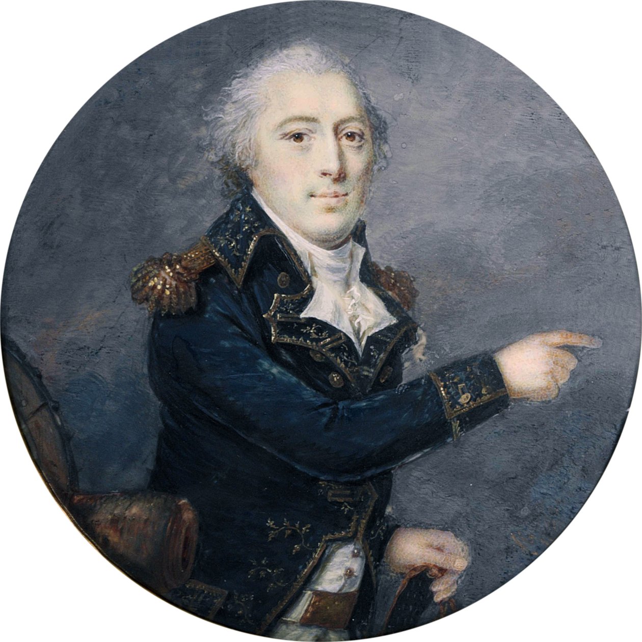 Antoine-Claude Fleuryn (noin 1790-1822) kenraali paroni Thouvenot (1757-1817) tekijältä Antoine Claude Fleury