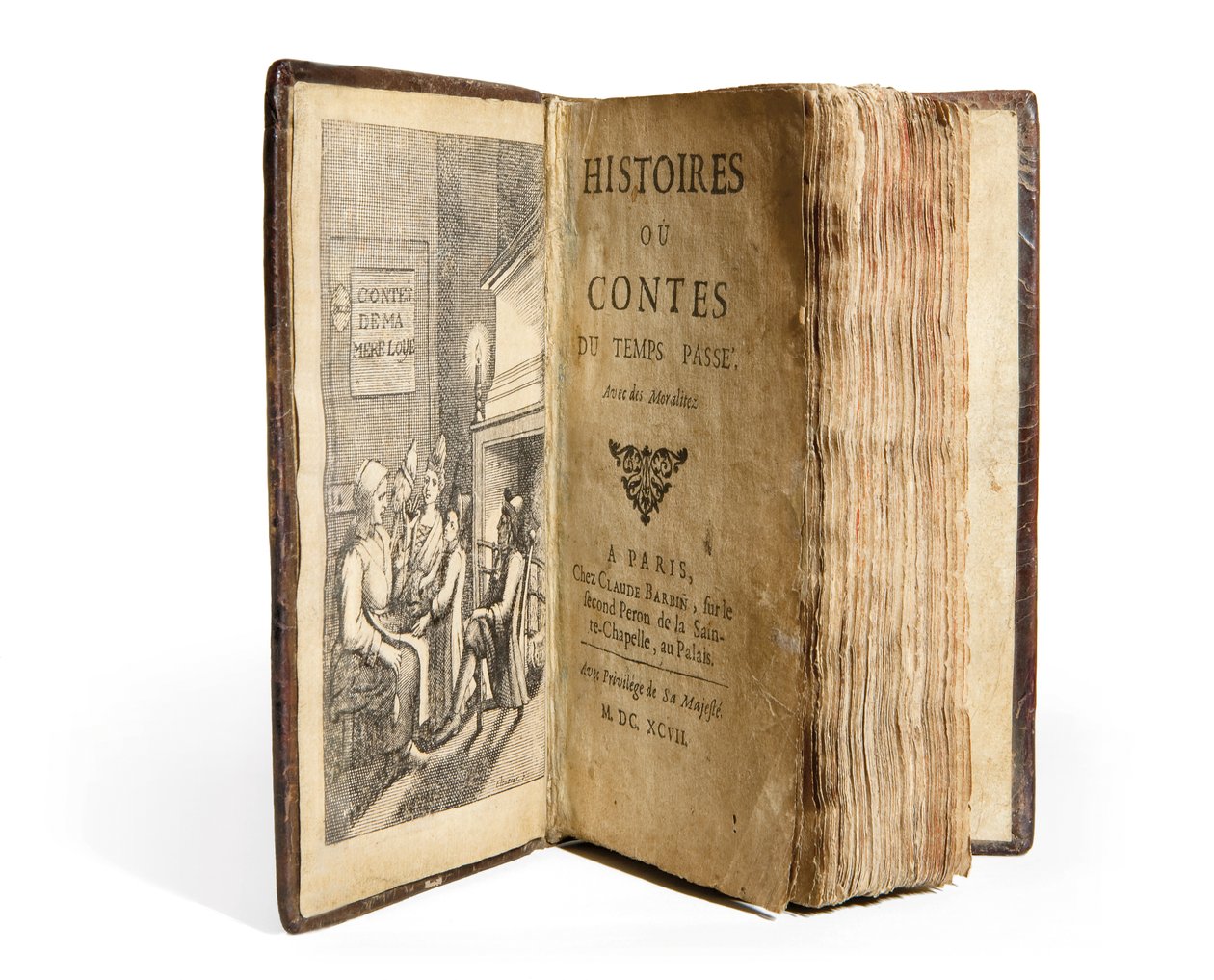 Etukappale julkaisusta "Stories or Tales of the Past". Charles Perrault