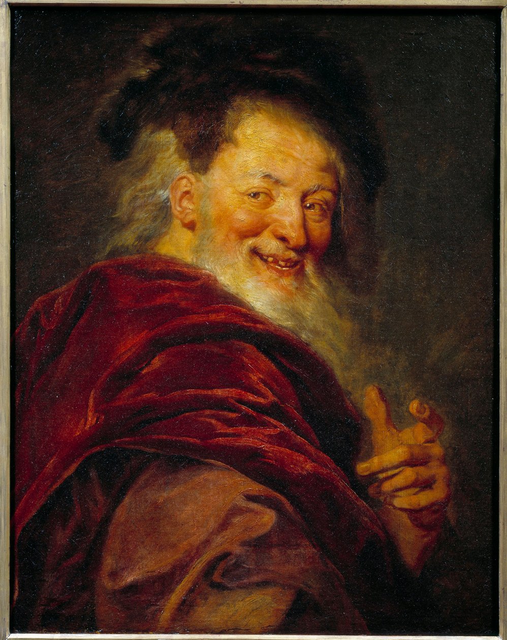 Demokriittisen (460 - 370 eKr.) kreikkalaisen filosofin muotokuva. Antoine Coypelin maalaus (1661-1722) tekijältä Antoine Coypel