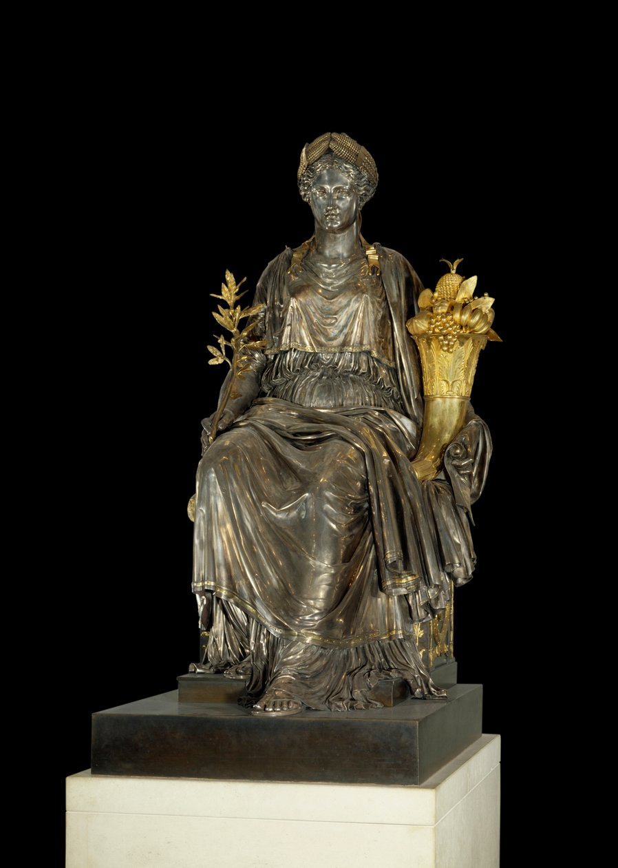 La Paix Escultura de plata i bronze d