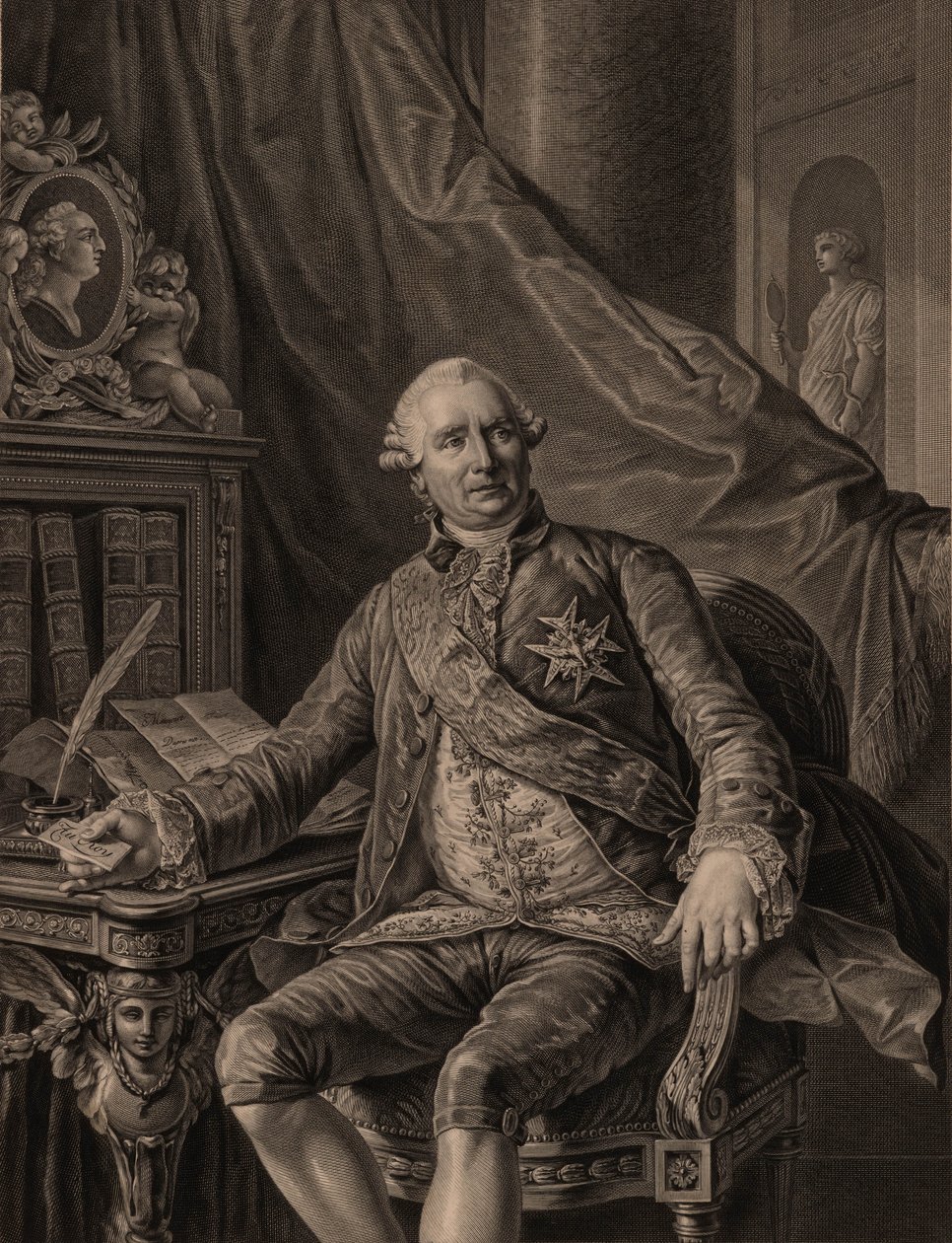 Charles Gravier, Vergennesin kreivi 1717-1787, 1774. tekijältä Antoine François Callet