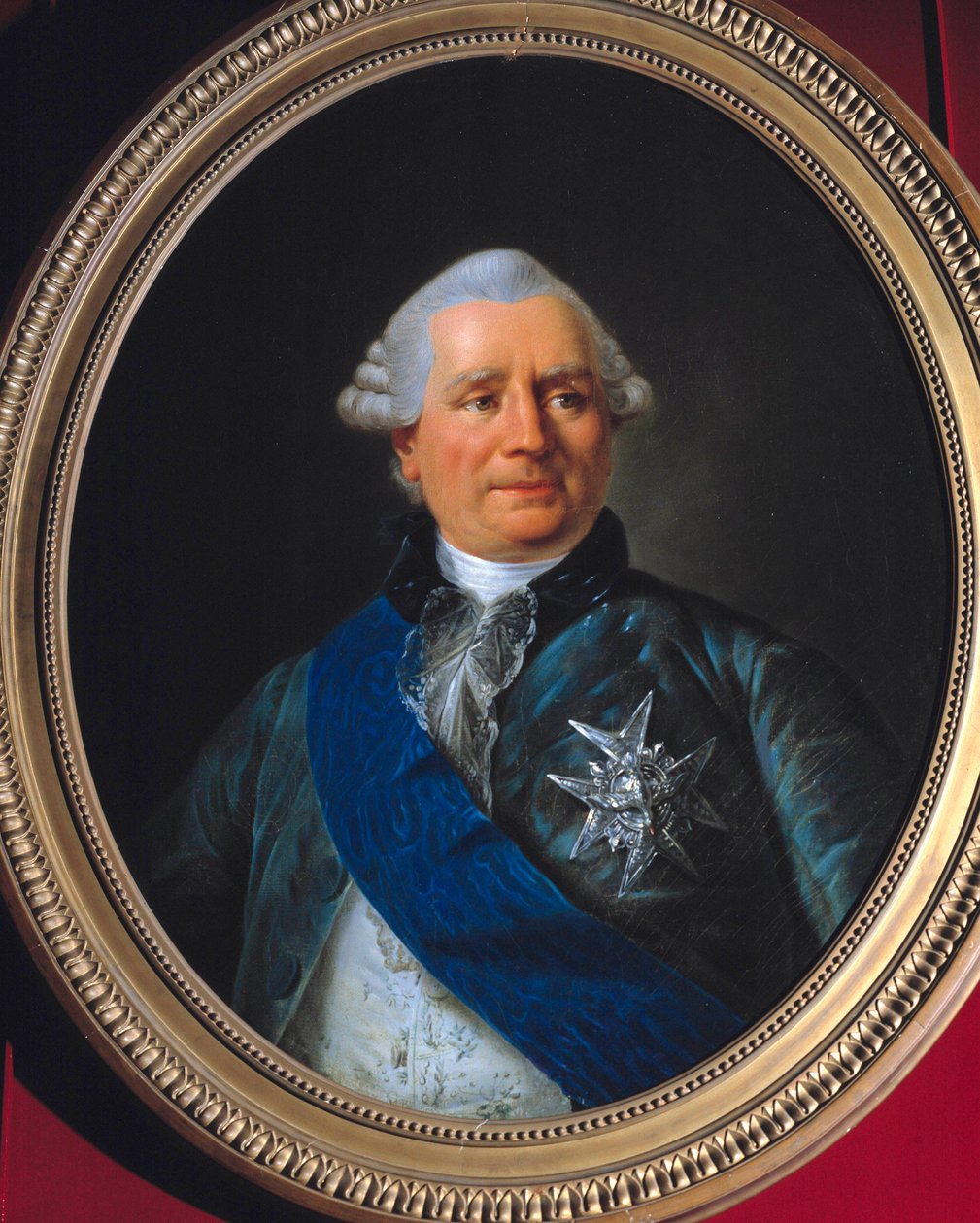 Charles Gravier, Vergennesin kreivi (1719-1787) muotokuva Antoine Francois (Antoine-Francois) Calletin (1741-1823) ministerimaalaus 1700-luvulta. Himmeä. 0,79 x 0,61 m. Versailles, Chateau Museum tekijältä Antoine François Callet