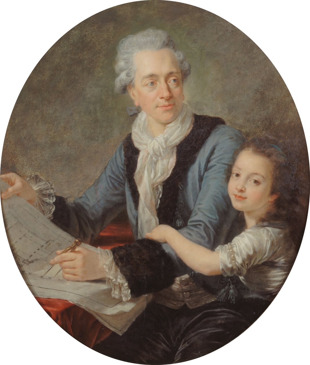 Muotokuva arkkitehti Claude Nicolas Ledoux