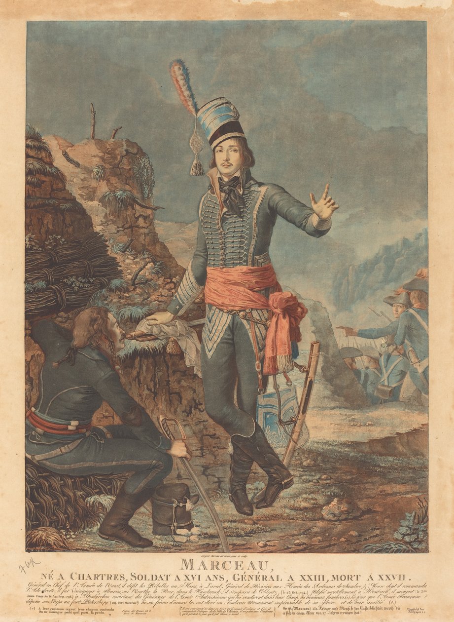 Kenraali Francois Severin Desgraviers Marceau tekijältä Antoine François Sergent
