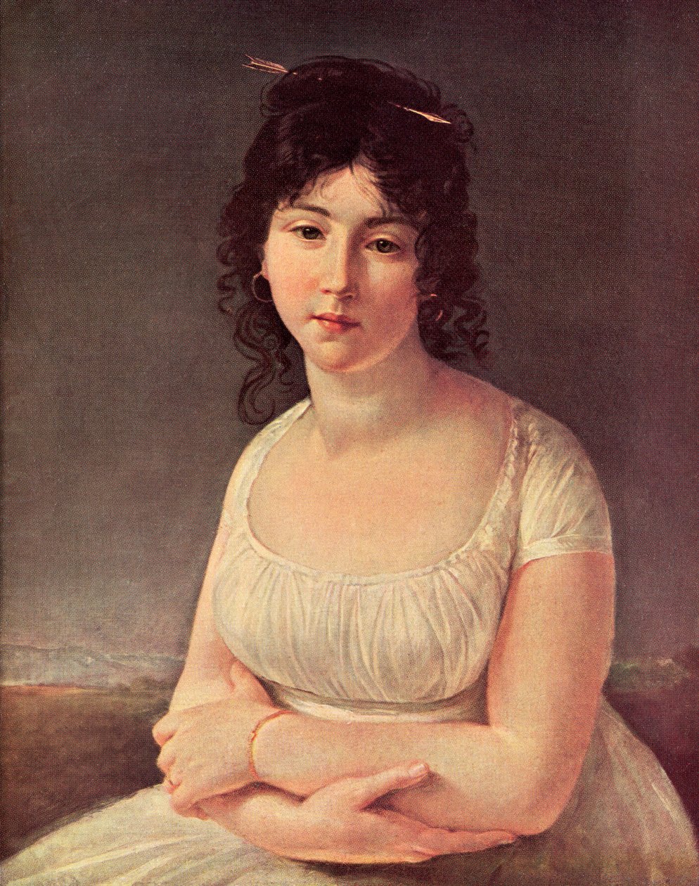 Madame Poussielgue 23-vuotias vuonna 1797 (painettu) tekijältä Antoine Jean (after) Gros