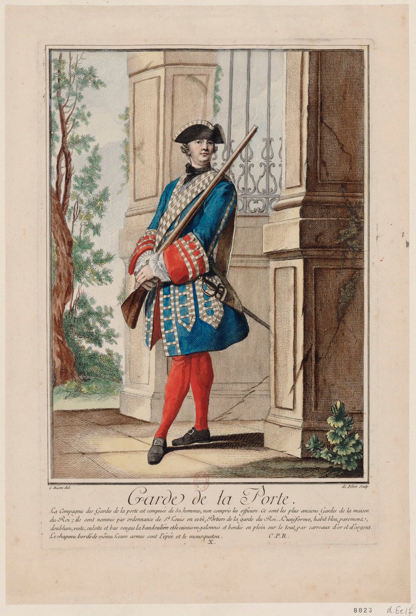 Portin vartija, 1756. tekijältä Antoine Jean De Fehrt