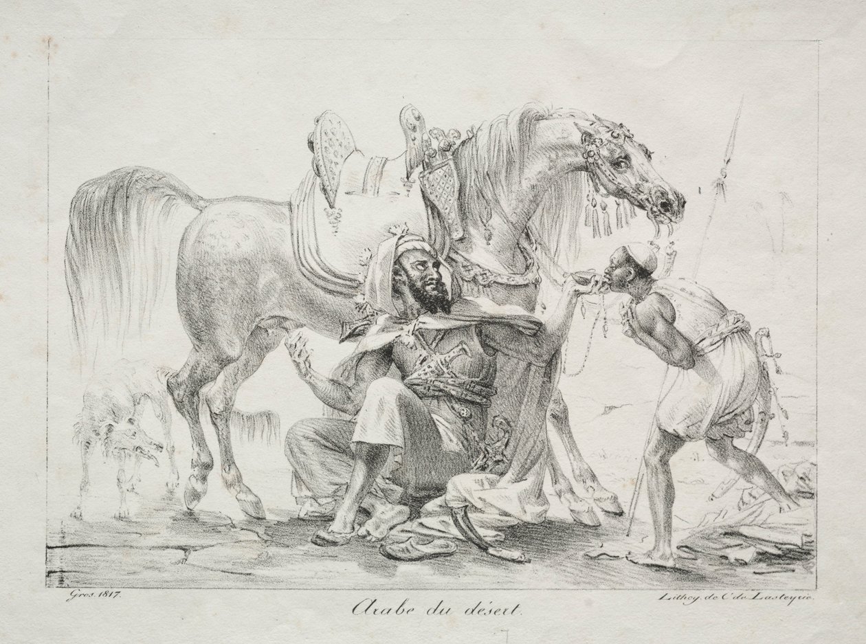 Aavikon arabi, 1817. tekijältä Antoine Jean Gros