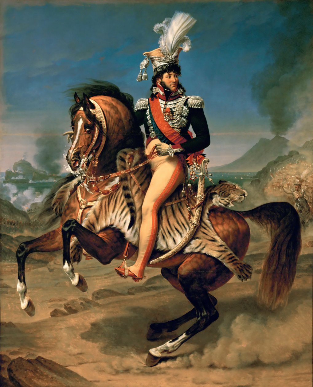 Joachim Muratin ratsumuotokuva 1767-1815 tekijältä Antoine Jean Gros