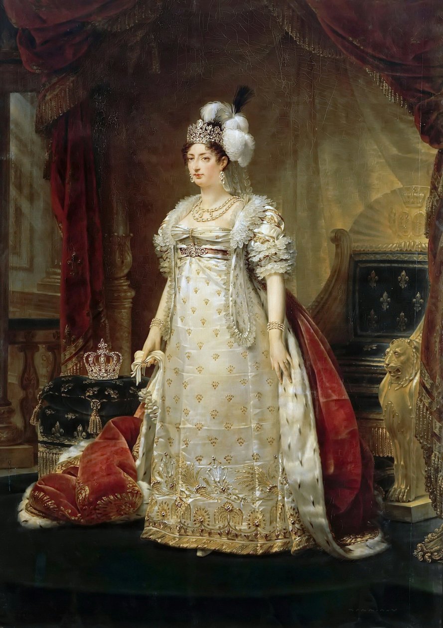 Ranska: Marie-Thérèse-Charlotte de France, Angoulêmen herttuatar (1778-1851) Marie-Thérèse-Charlotte of France, Angoulêmen herttuatar. tekijältä Antoine Jean Gros