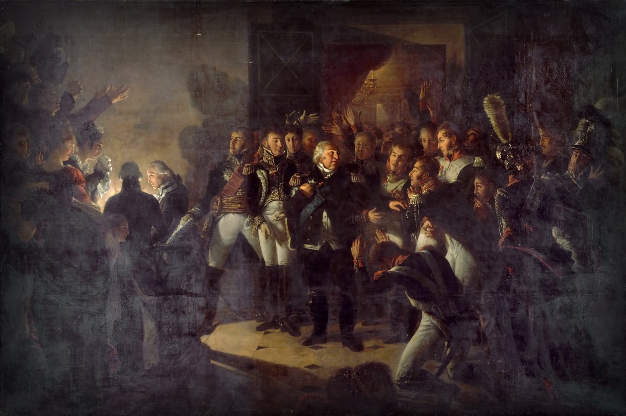 Ludvig XVIII lähti Tuileries
