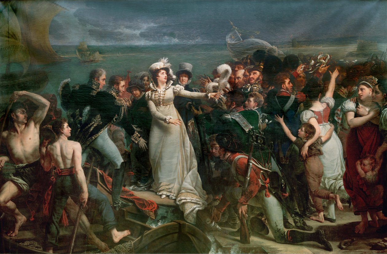 Marie Therese, Angoulemen herttuatar ... (öljy kankaalle) tekijältä Antoine Jean Gros