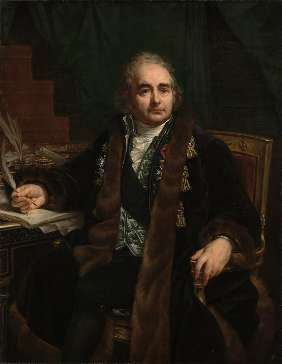 Kreivi Jean-Antoine Chaptalin muotokuva tekijältä Antoine Jean Gros