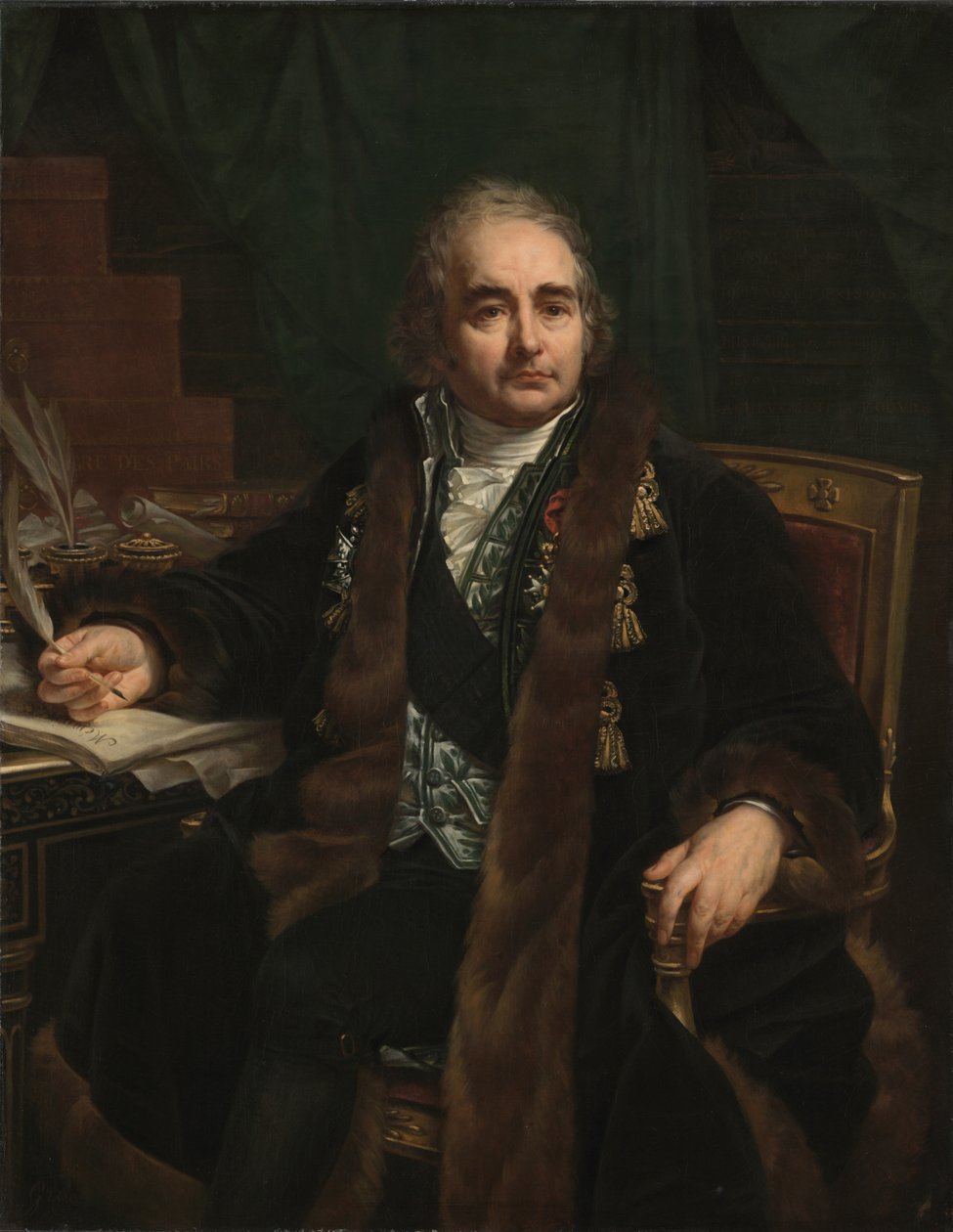 Muotokuva kreivi Jean-Antoine Chaptalista, 1824 tekijältä Antoine Jean Gros