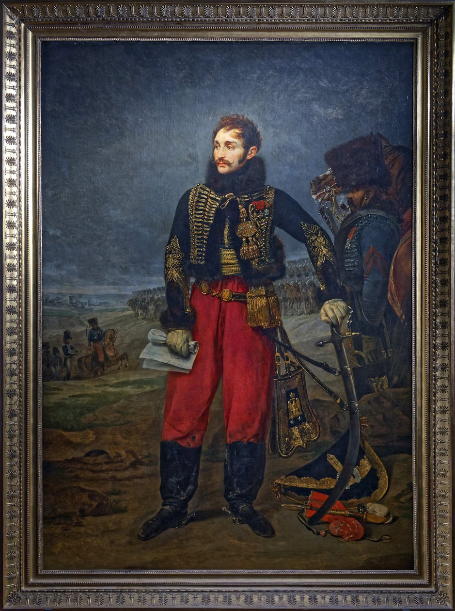 Kenraali Antoine Charles Louis de Lasallen muotokuva Stettinin varuskunnan antautumisesta, 1808 tekijältä Antoine Jean Gros