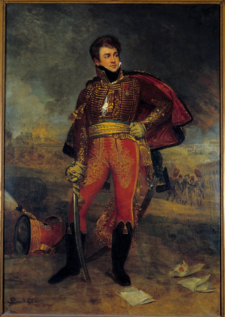 Kenraali kreivi Francois Fournier Sarlovezen (1773-1827) muotokuva Antoine Jean Grosin (1771-1835) maalaus tekijältä Antoine Jean Gros