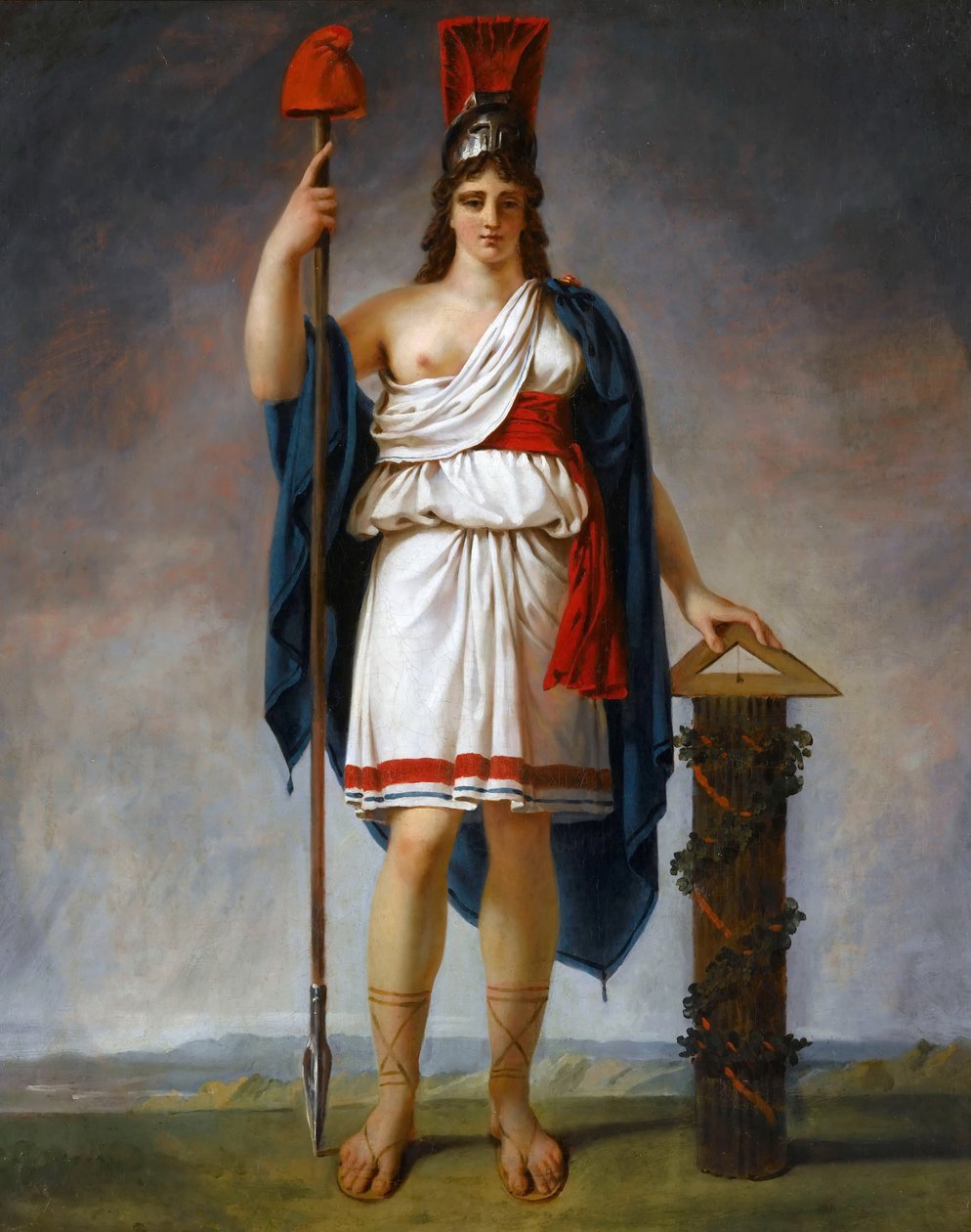 Ranskan tasavallan allegorinen hahmo tekijältä Antoine Jean Gros Baron