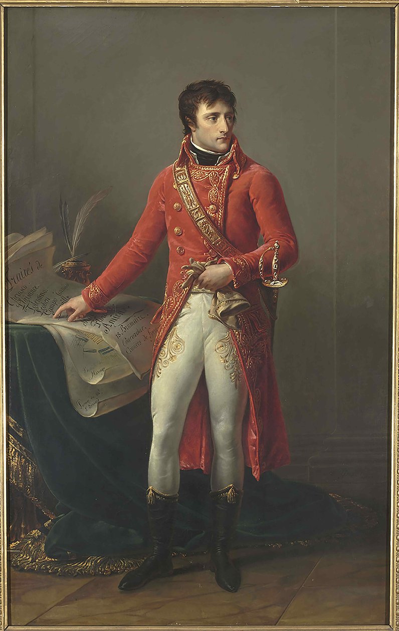 Napoleon Bonaparte Ranskan ensimmäisenä konsulina, 1803. tekijältä Antoine Jean Gros Baron