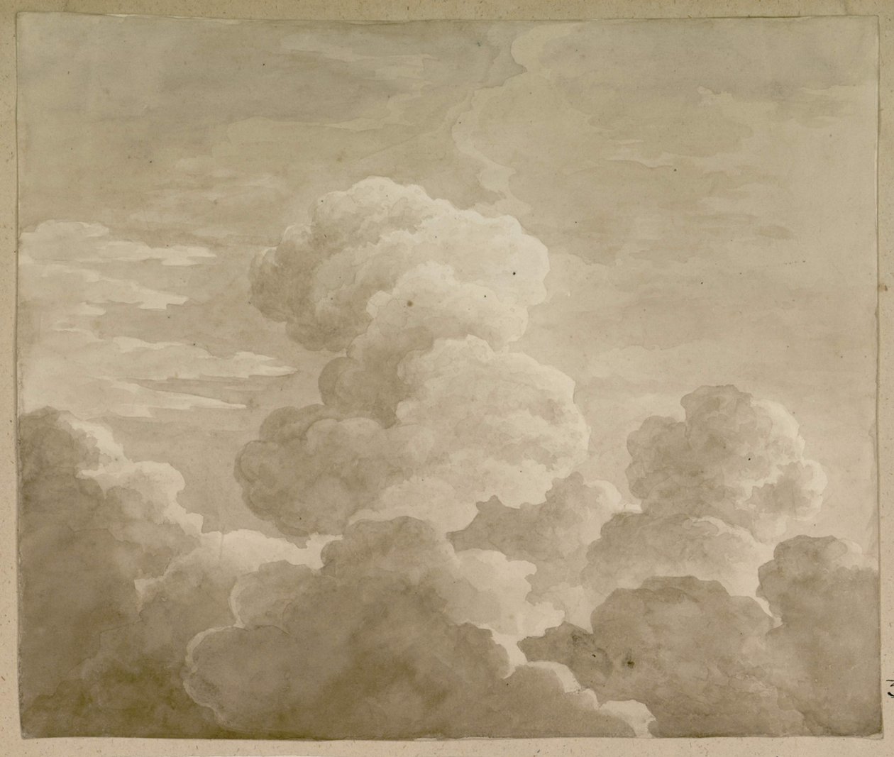 Pilvitutkimus, 1815. tekijältä Antoine Laurent Castellan