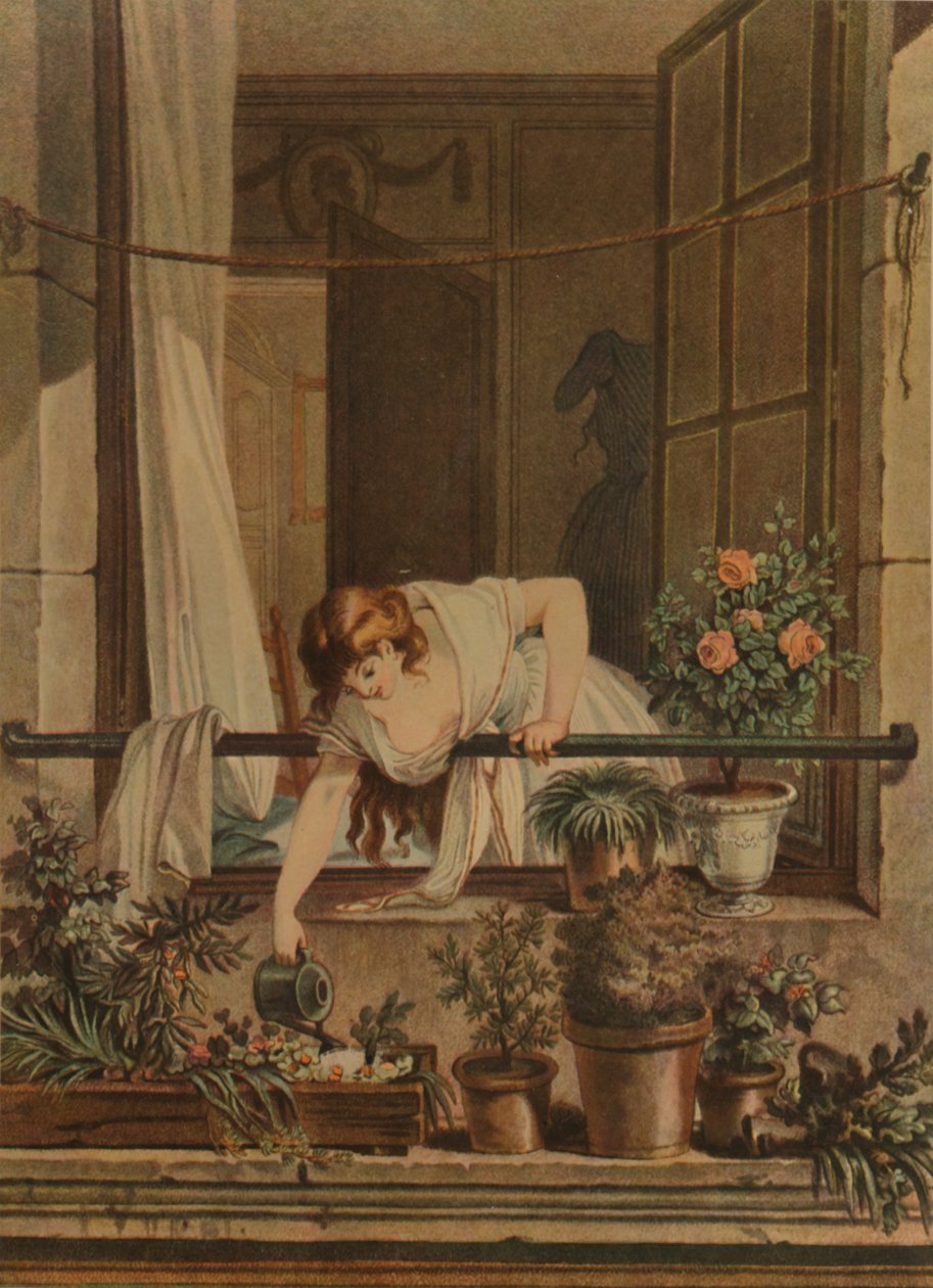 "La Jardiniere", Puutarhanhoito, 1790-luku, 1913 tekijältä Antoine Le Picard de Phelippeaux