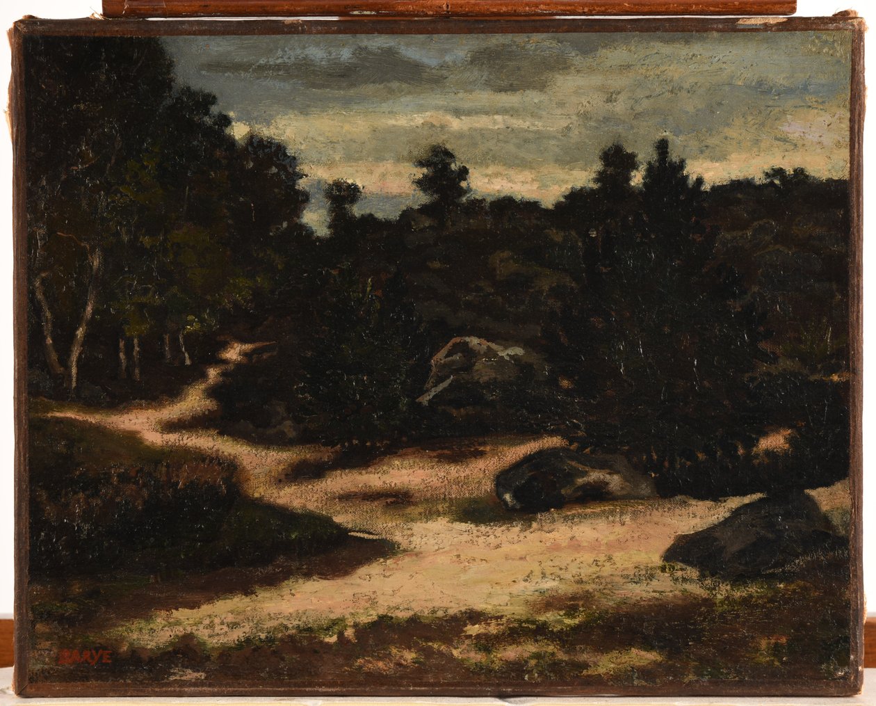Ranska: Chemin sableux en forêt de Fontainebleau tekijältä Antoine Louis Barye