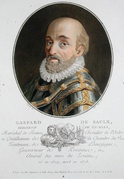 Gaspard de Saulx (1509-73) Tavanesin herra tekijältä Antoine Louis Francois (after) Sergent Marceau
