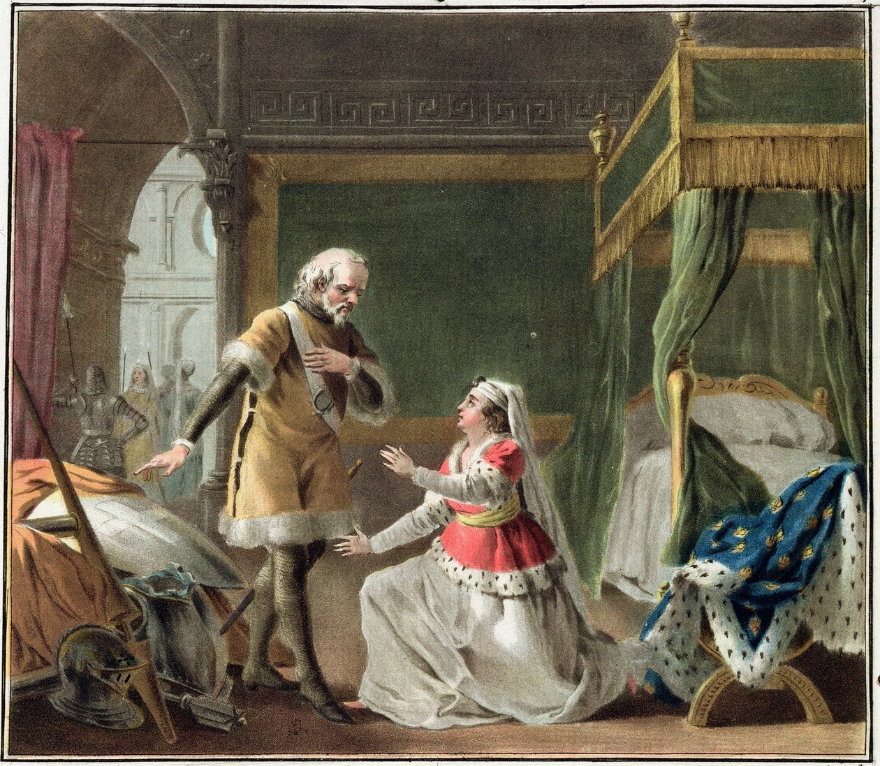 Provencen Margueriten sankarillinen hartaus (1219-1295) 1787 tekijältä Antoine Louis Francois Sergent Marceau
